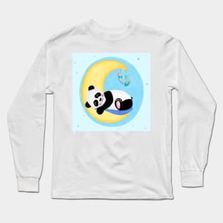 Baby Panda is dreaming Long Sleeve T-Shirt